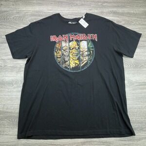 Iron Maiden Shirt Mens 4XLT Black Eddie Evolution Band Rock Roll Metal Music Tee